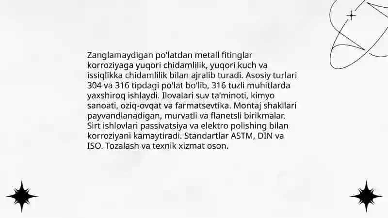 Metall Fitinglar 4