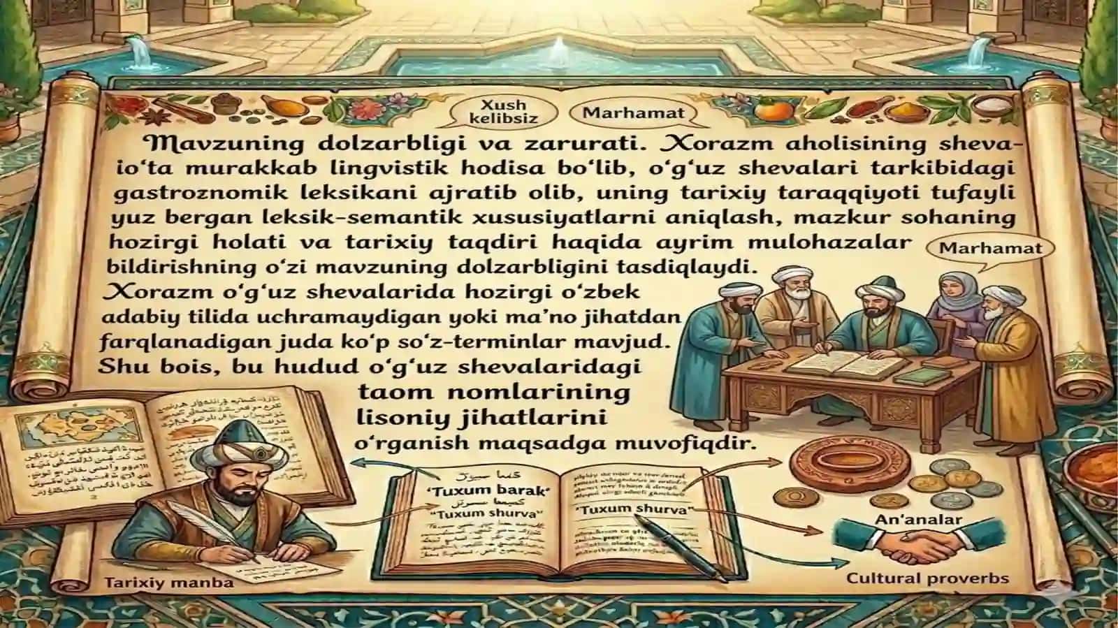 Xorazm viloyati oğuz shevalari 4