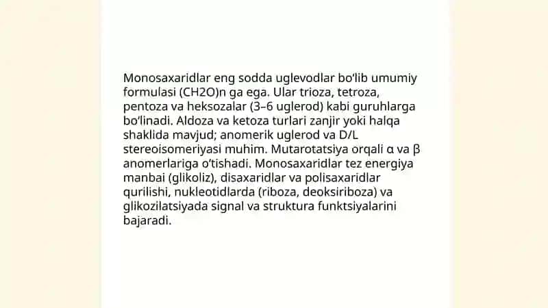 Uglevodlar energiyasi 4