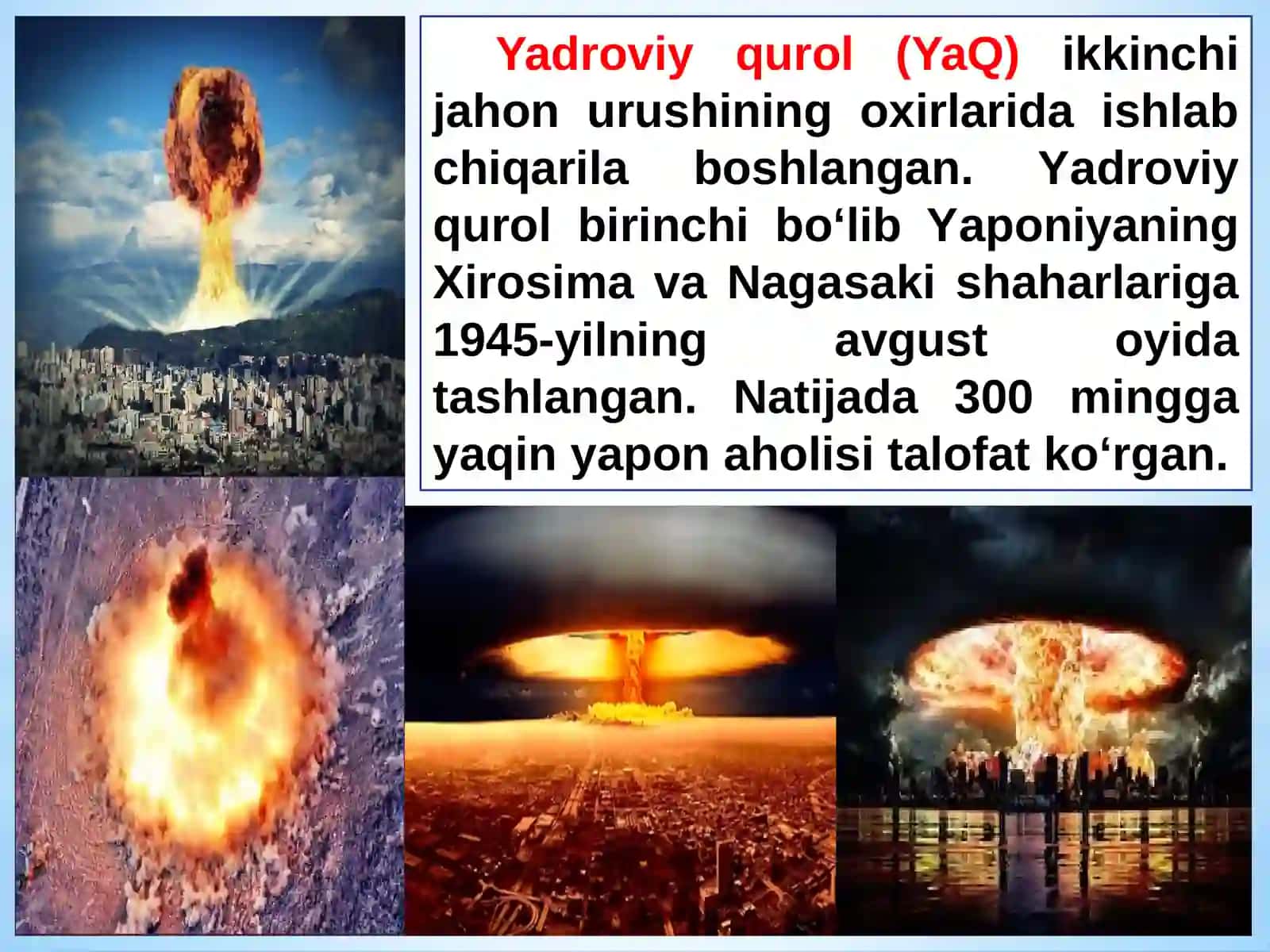 Shartli dushman OQQ va YAZBQ dan himoyalanish turlari 4