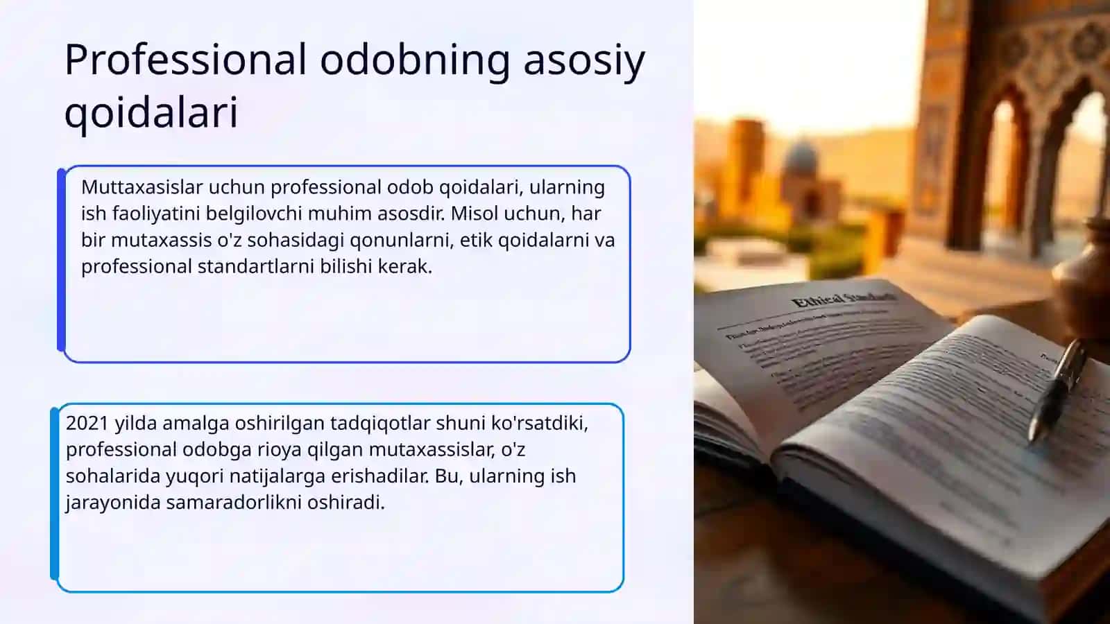 Muttaxasisning odobi va xulqi 4