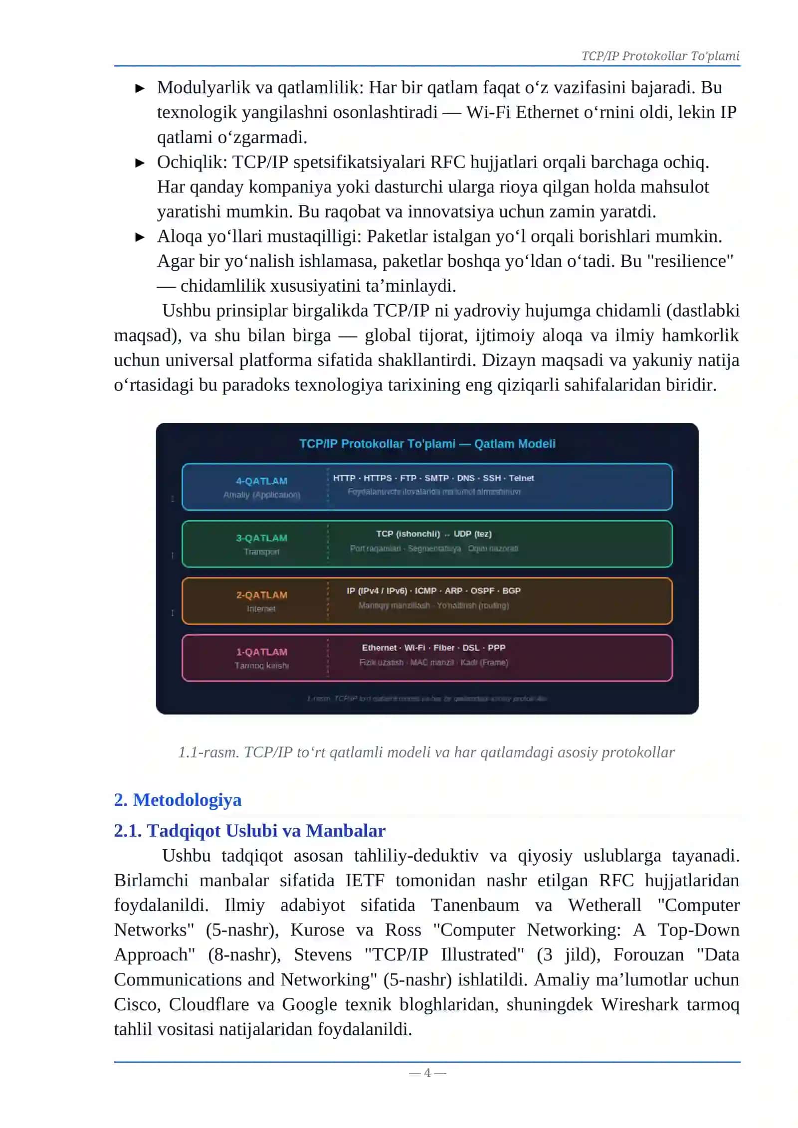 TCP/IP PROTOKOLLAR TO‘PLAMI MAQOLA 4