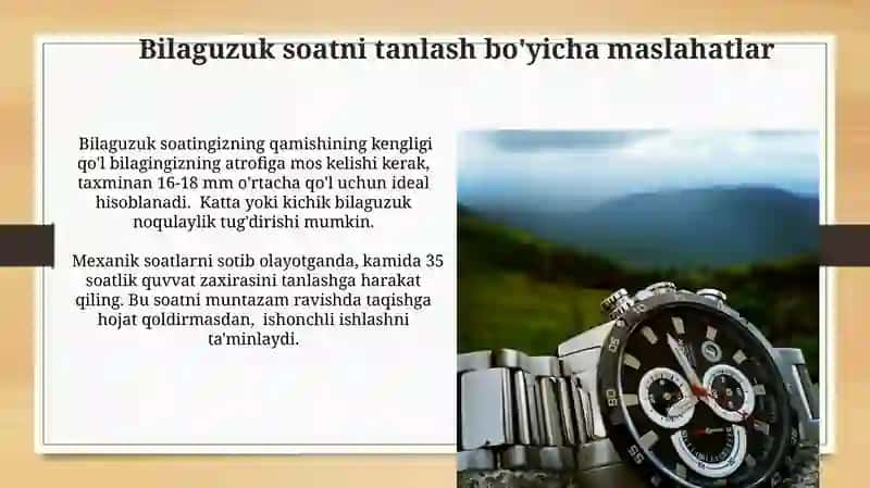 Bilaguzuk soati 4