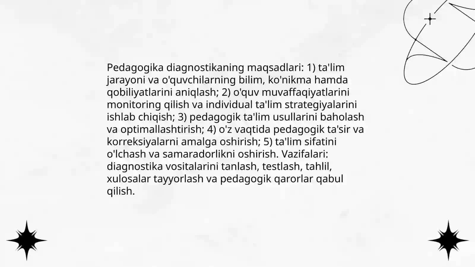 Pedagogika diagnostika tushunchasi 4