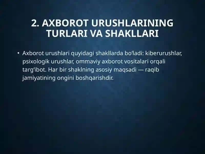 Axborot urushlari tushunchasi 4