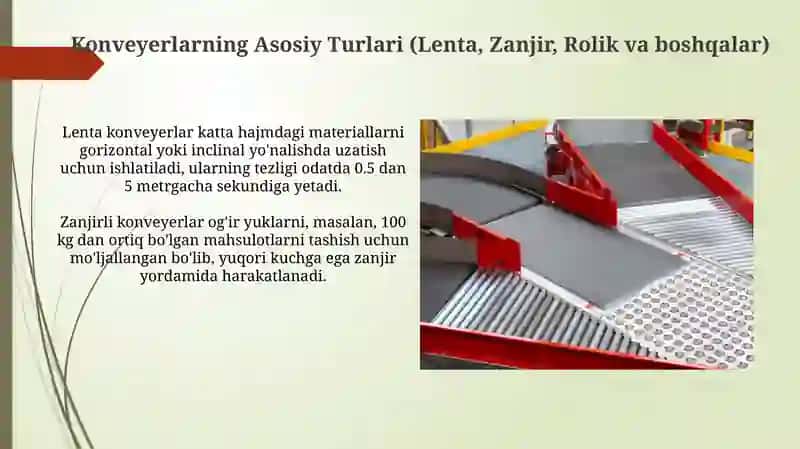 Konveyerlar: Ta'rif va Turlari 4