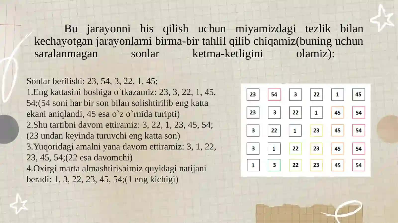 AMALIY MASHG‘ULOT- 3S 4