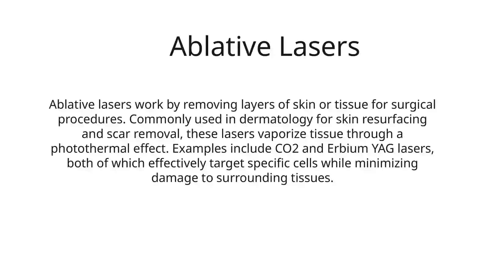Applications of Laser in Medicine 4