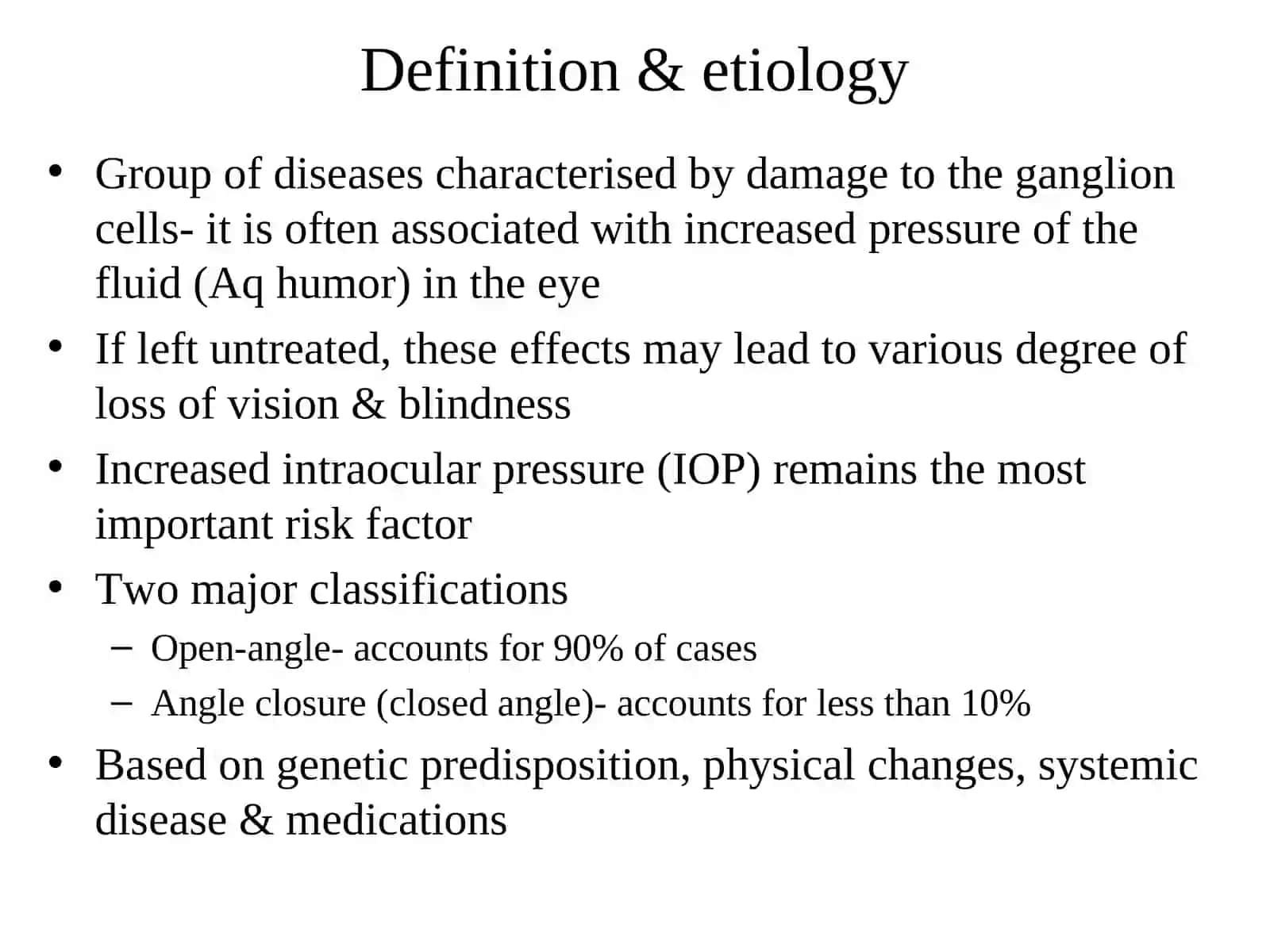 Eye disorders 4