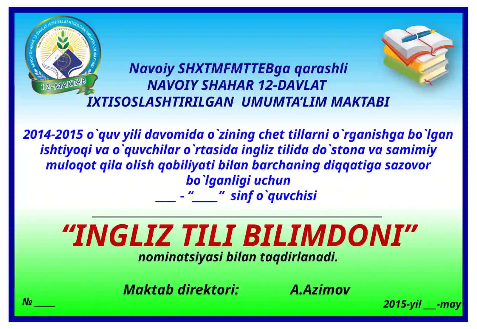 “ENG ORASTA QIZ” 4