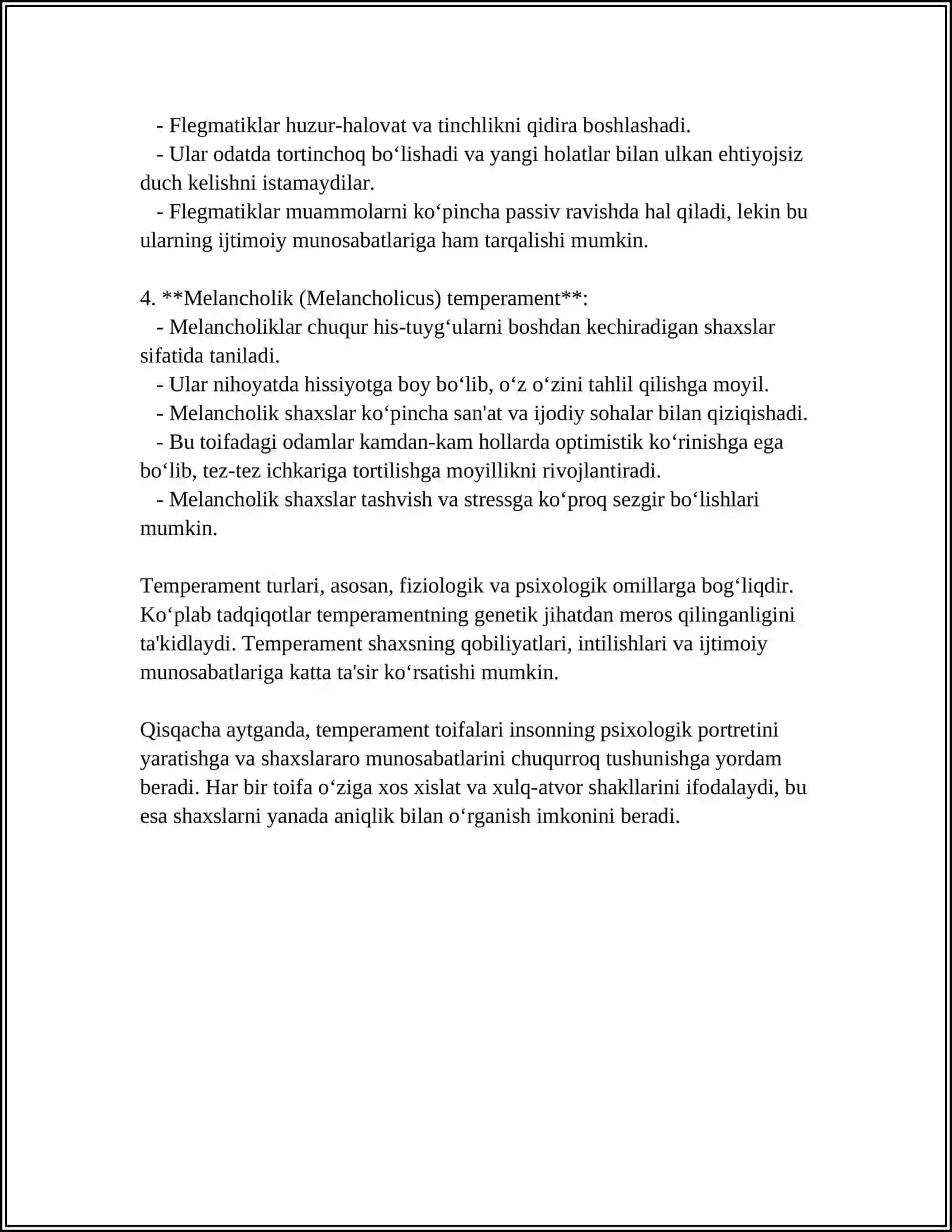TEMPERAMENT VA SHAXS FAOLLIGI 4