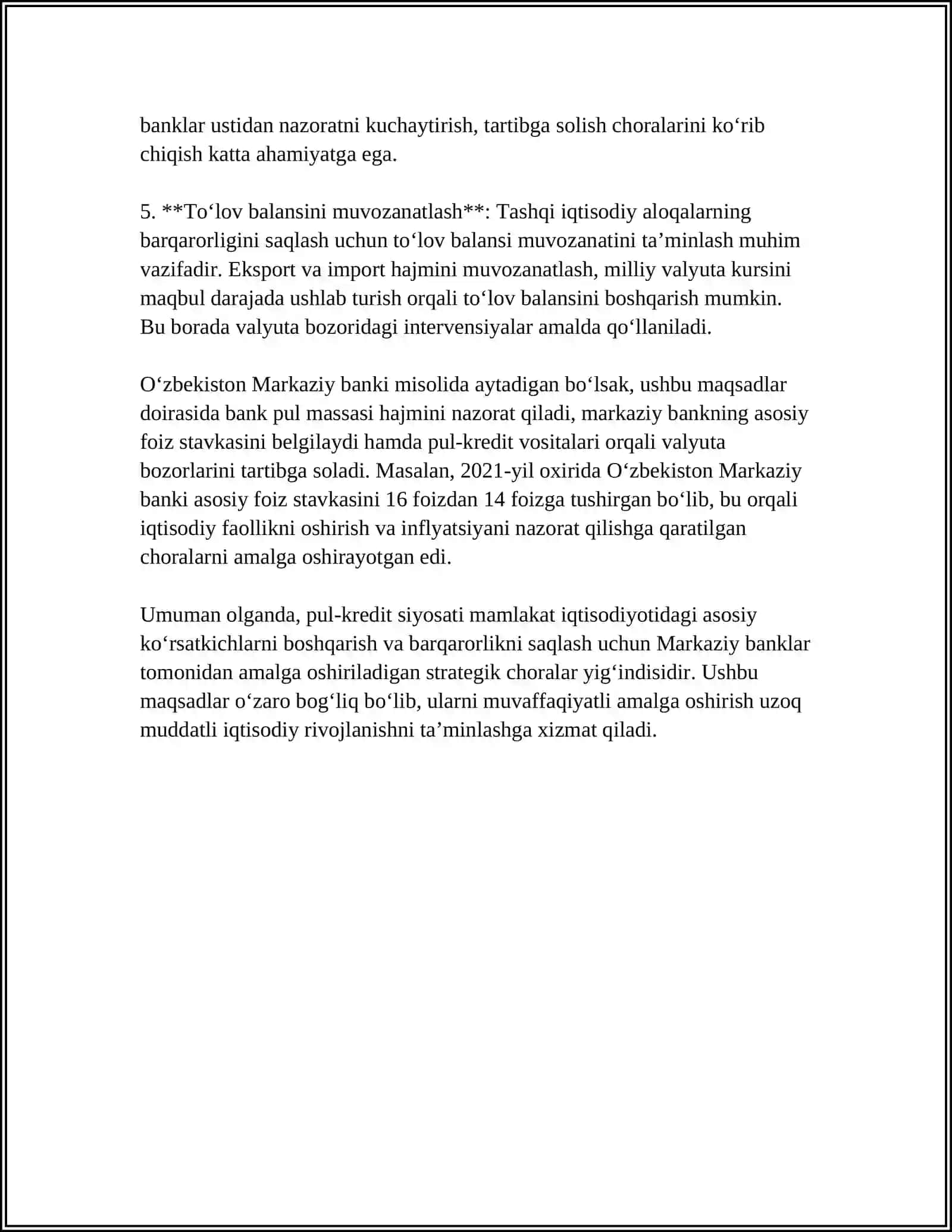 PUL-KREDIT SIYOSATINING TAMOYILLARI 4