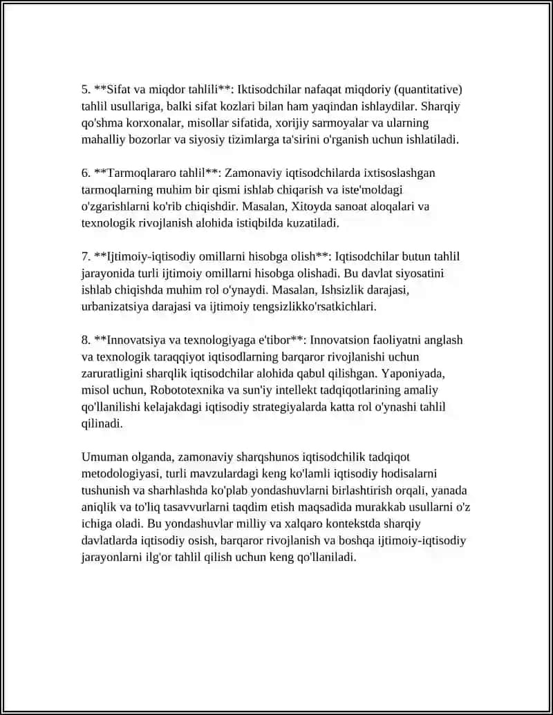 ZAMONAVIY SHARQSHUNOS IQTISODCHI 4