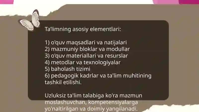 Ta'lim mazmuni 4