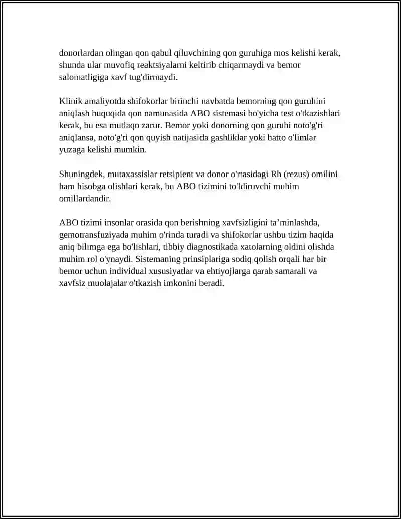 Qon Guruhini Aniqlash Usullari 4