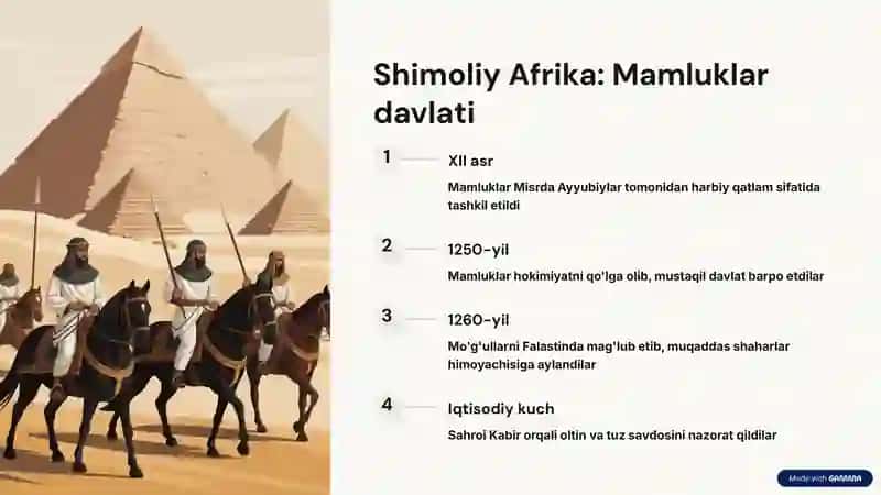Afrika qit'asi o'rta asrlarda 4