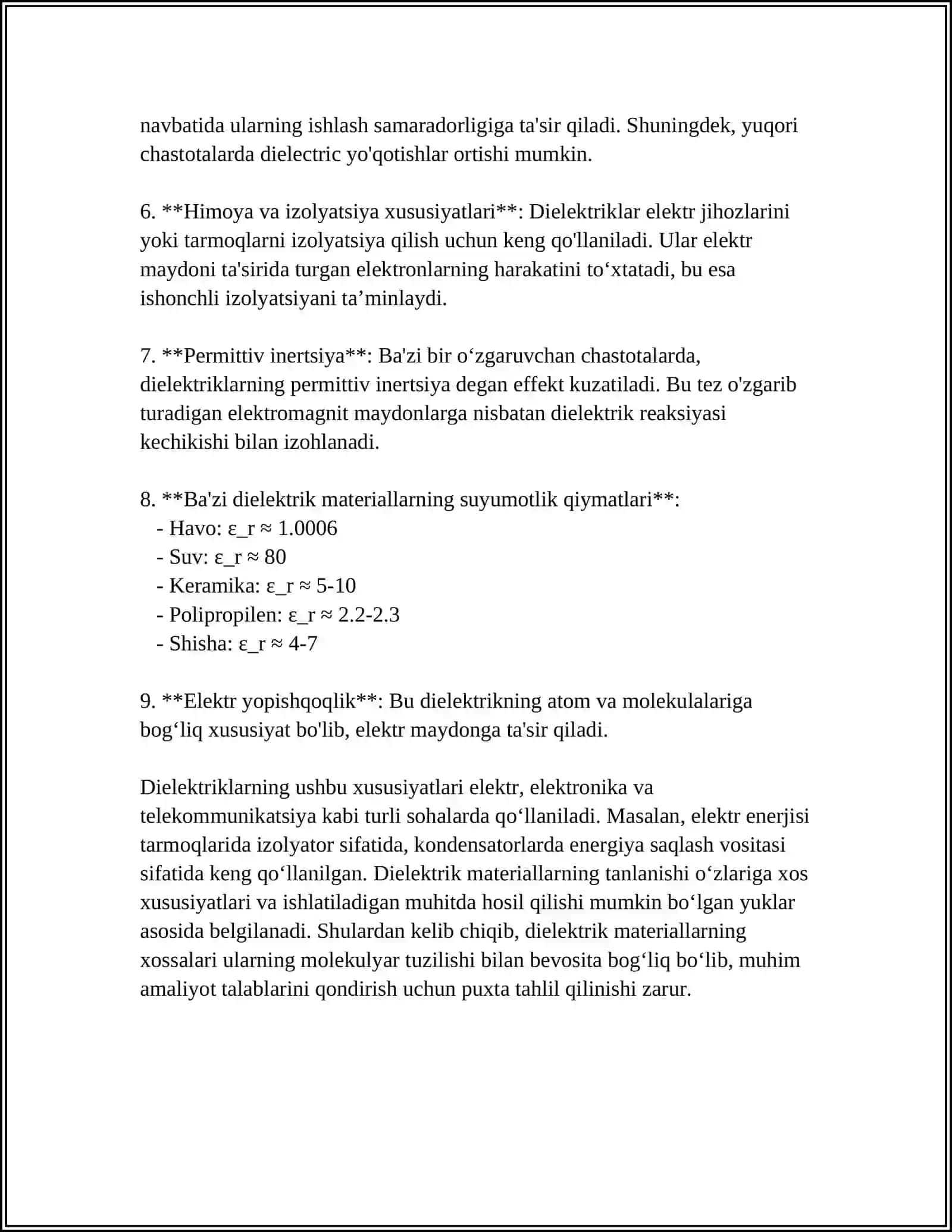 DIELEKTRIKDA ZARYADGA TASIR ETUVCHI KUCHLAR 4