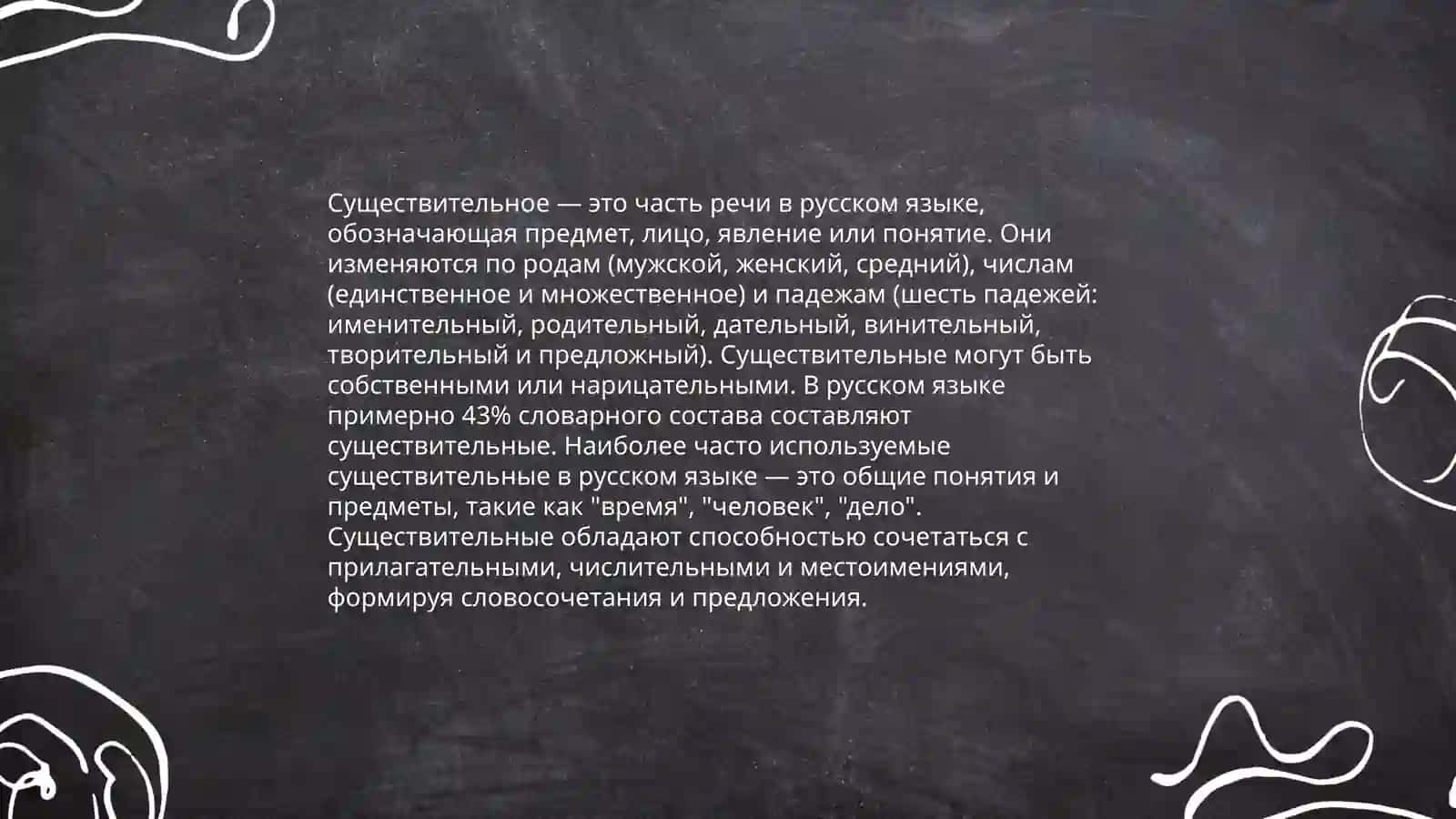 Определение частей речи в русском языке 4