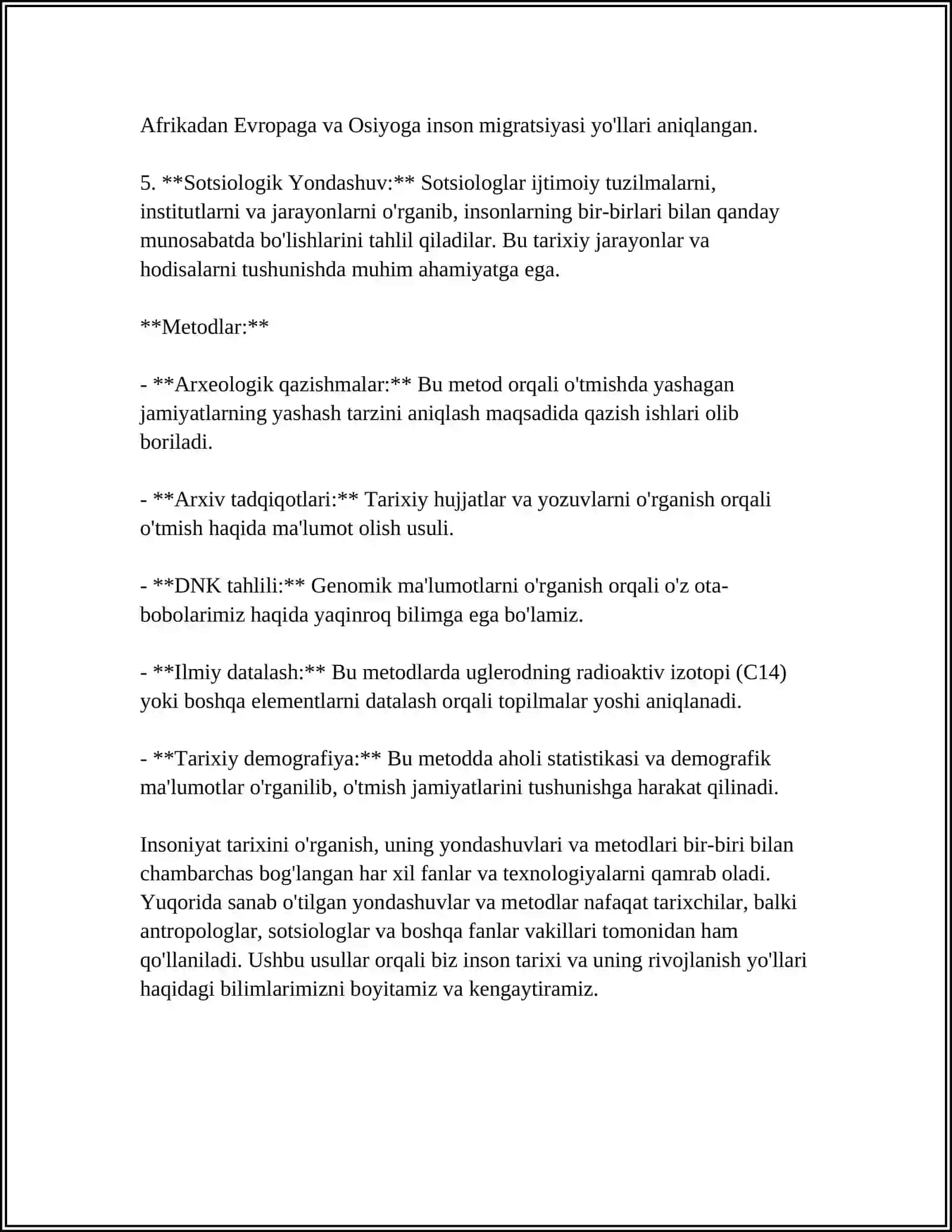 TARIXIY DALIL VA UNI TUSHUNTIRIB BERISH 4