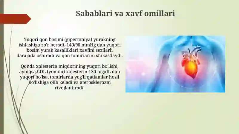 Yurak kasalliklari: Ta'rif va turlari 4