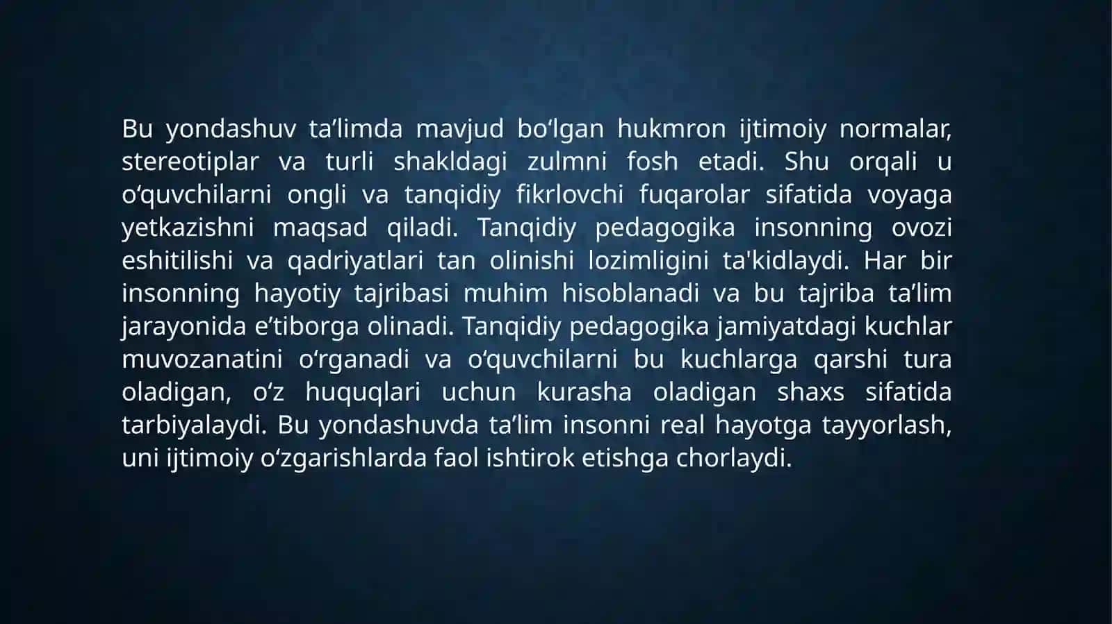 Tanqidiypedagogikaningijtimoiyjarayonlargatasiri 4