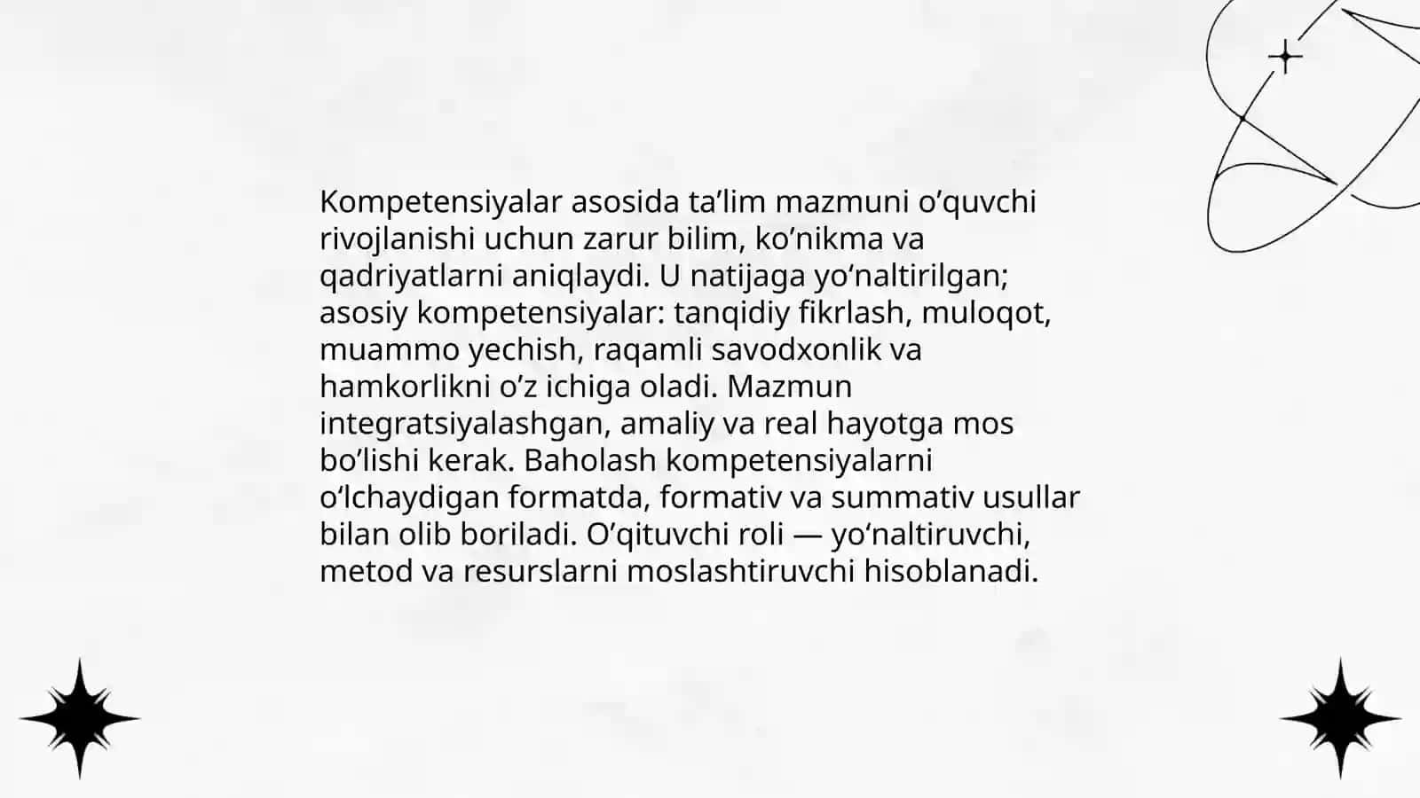 Taʼlim mazmuni 4
