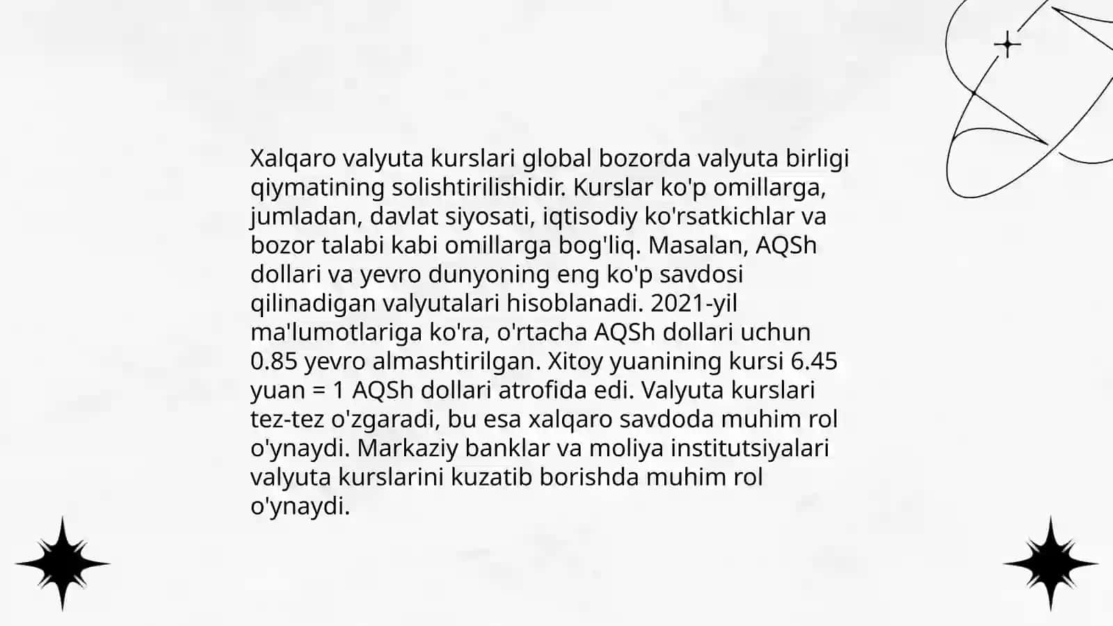 Xalqaro moliya bozorlari 4