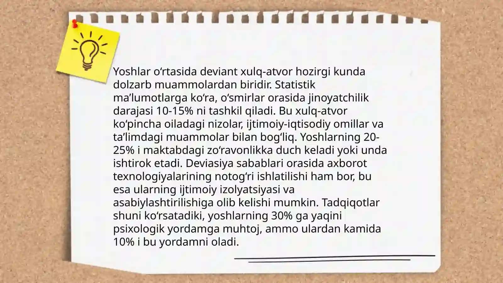 Deviant xulq atvor muammosi va ijtimoiy ish 4