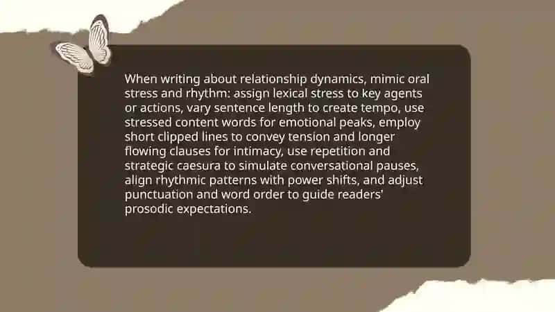Prosody in oral speech 4