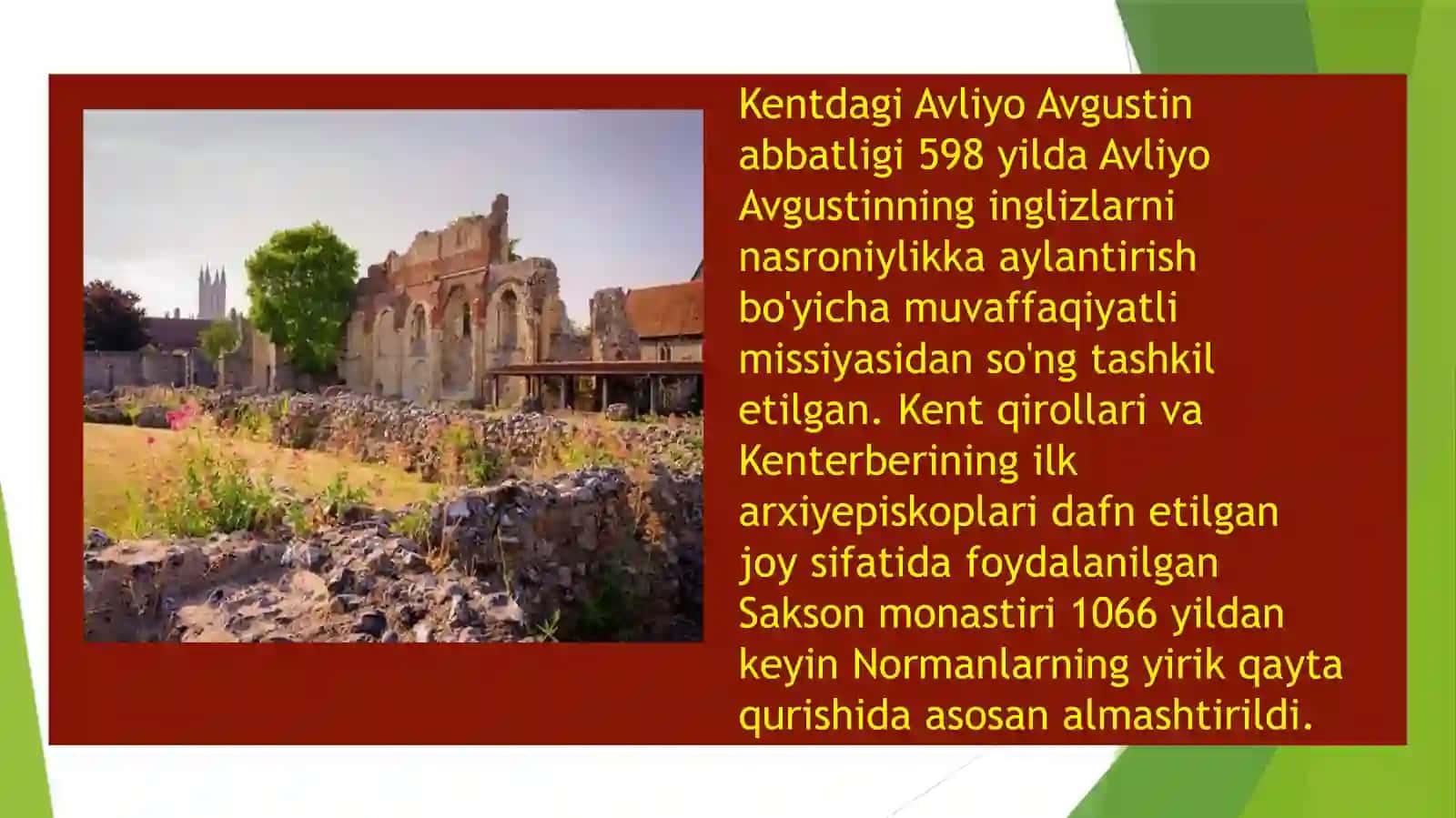 O’rtaasrlardavri Arxeologiyasi 4