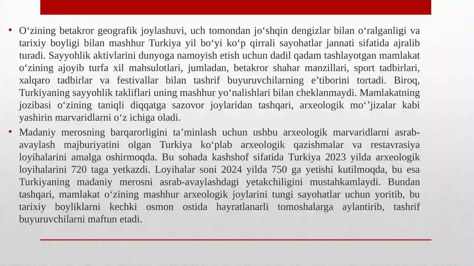 Turkiyaning turizm rivoji 4