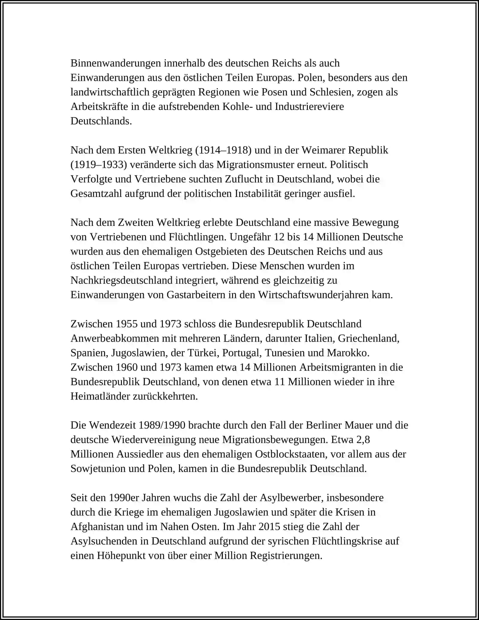 Einwanderung in den deutschen Sprachraum 4