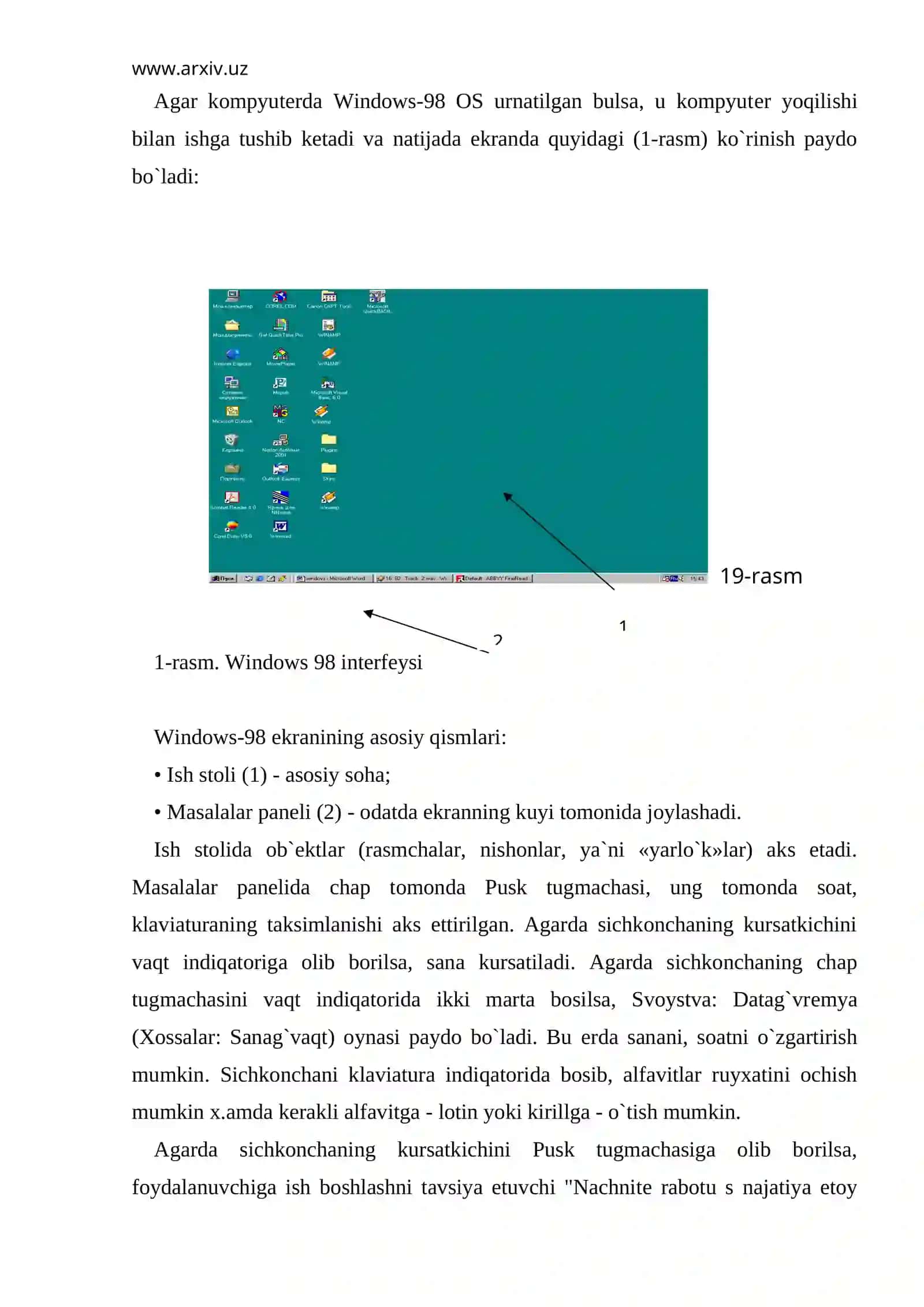 Windows operatsion tizimlari 4