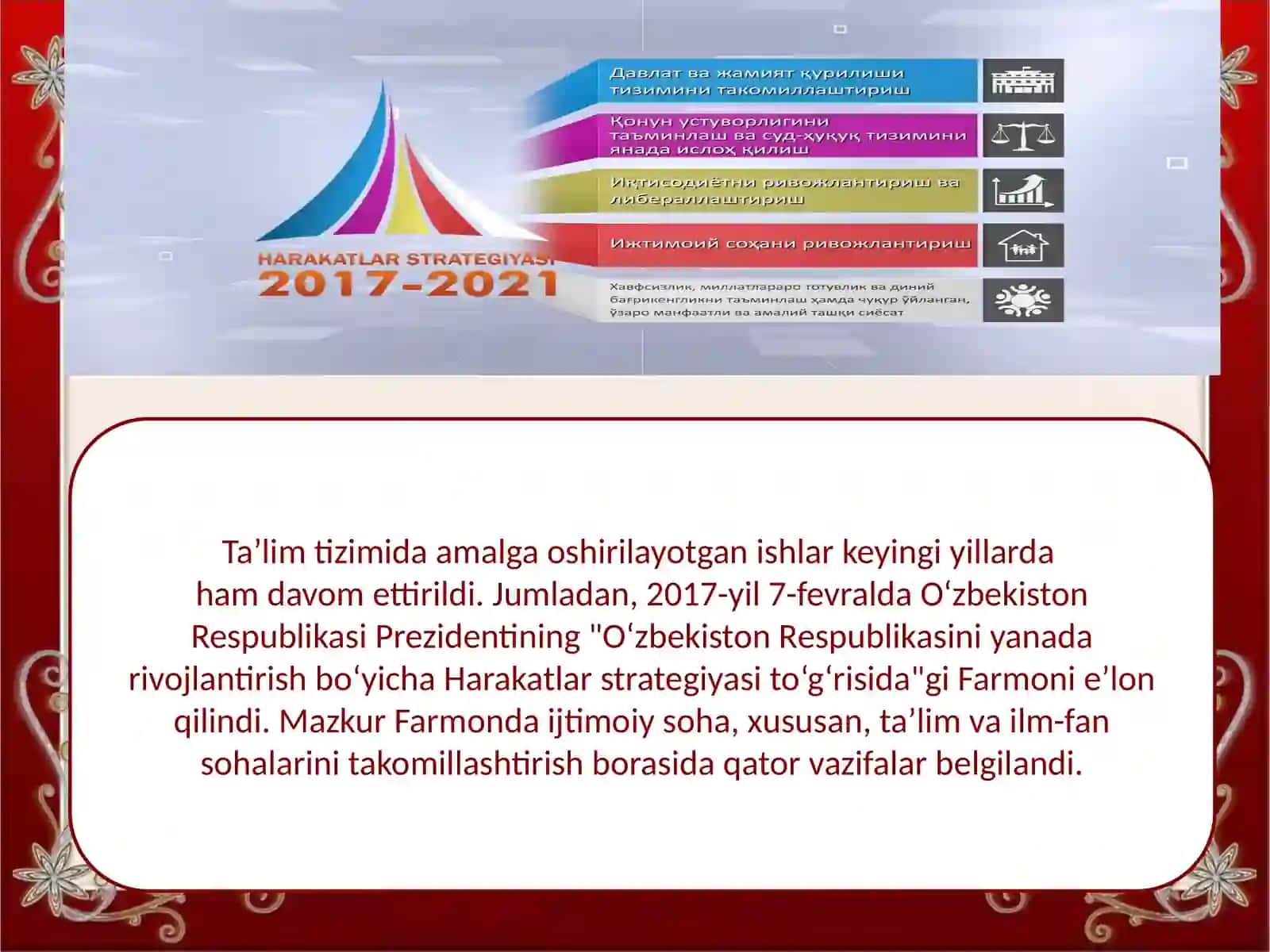 Yangi Oʻzbekistonda ta'lim tizimidagi islohotlar 4
