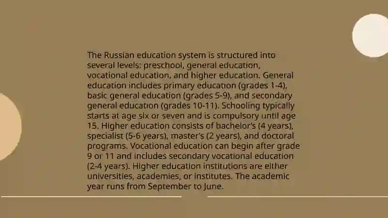 Educational system of Russia 4