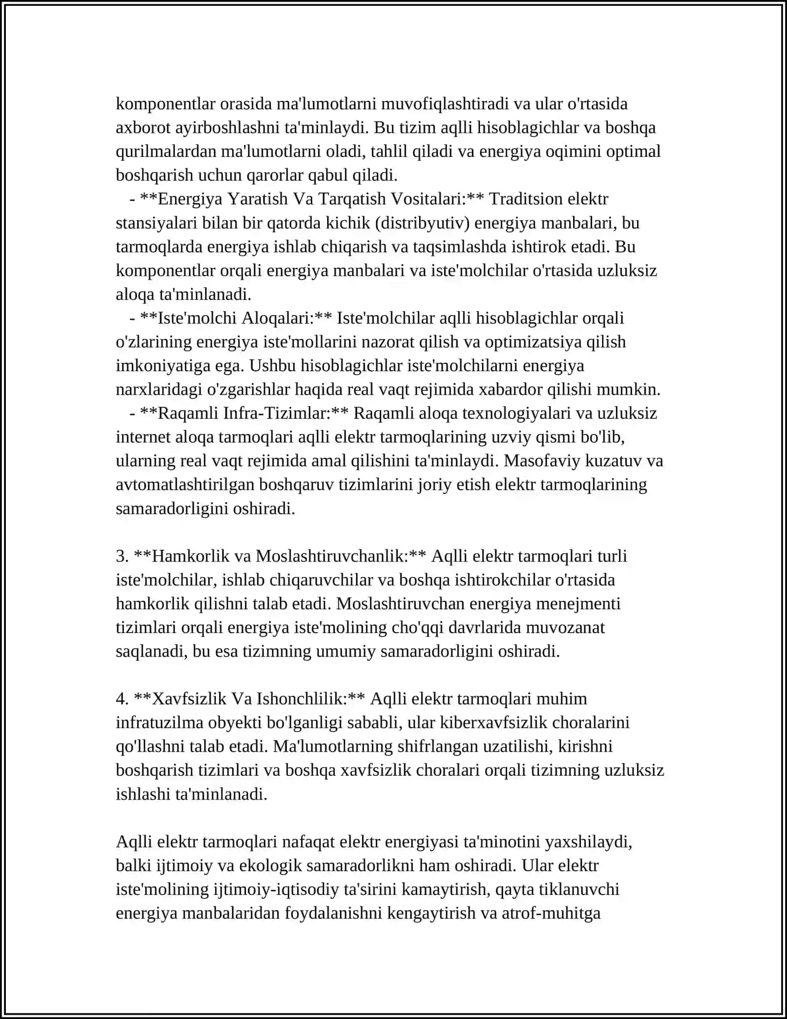 SMART GRID -AQLLI ELEKTR TARMOQLARI 4