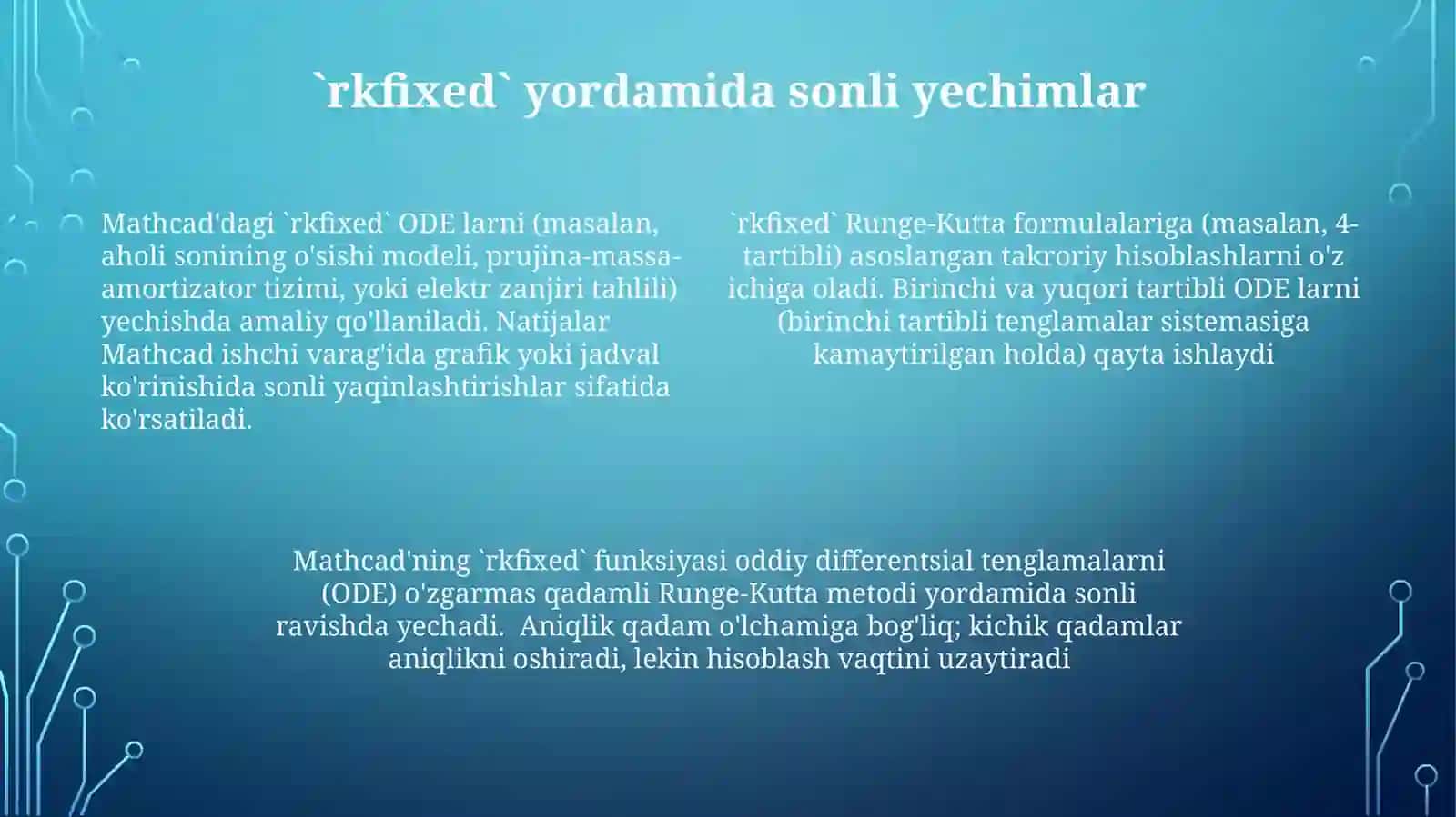 Ramziy Yechimlar 4
