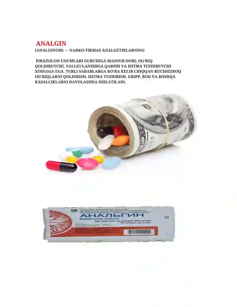 Analgetiklar Farmokologiyasi 4