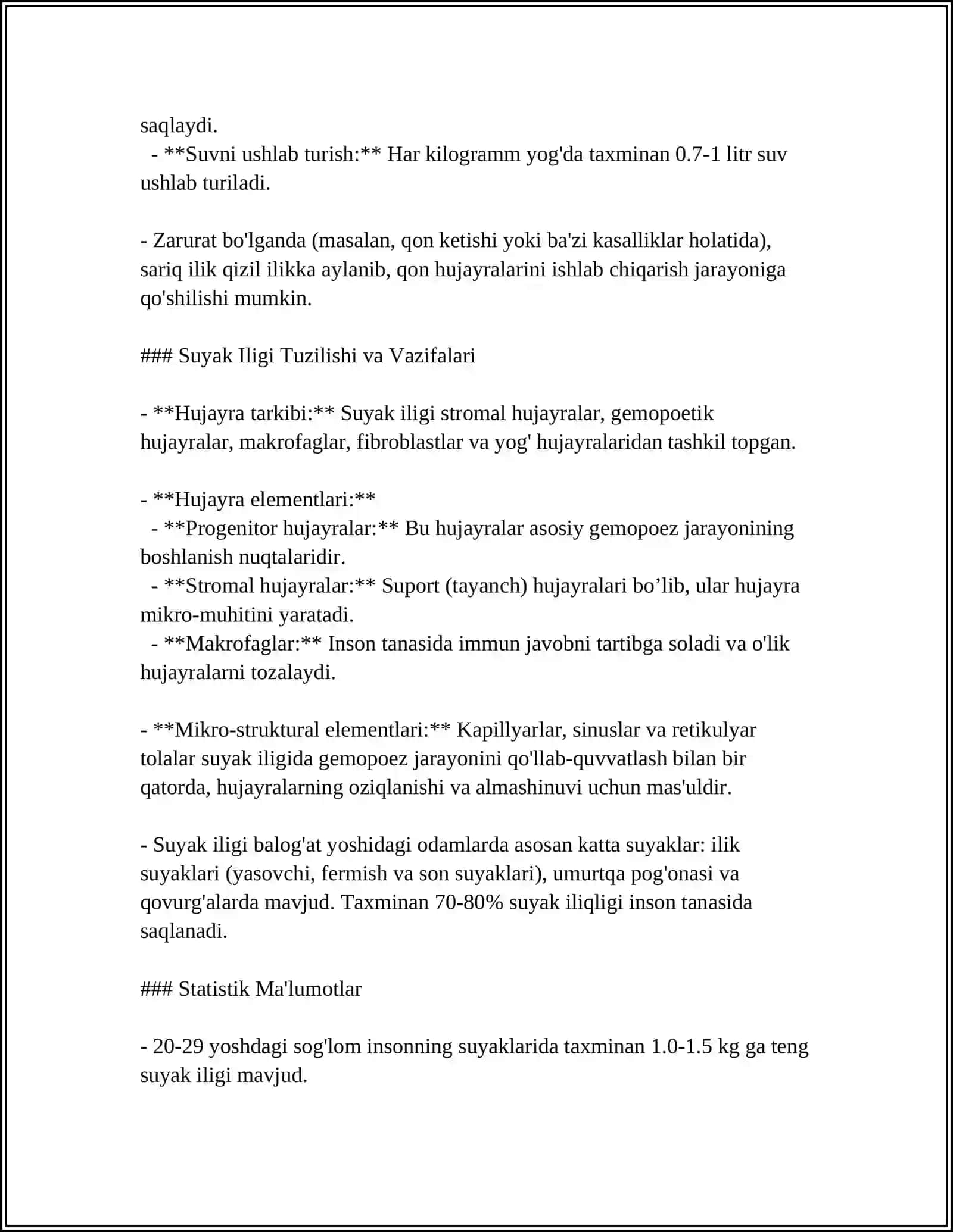 Suyak Iligi Tuzilishi 4