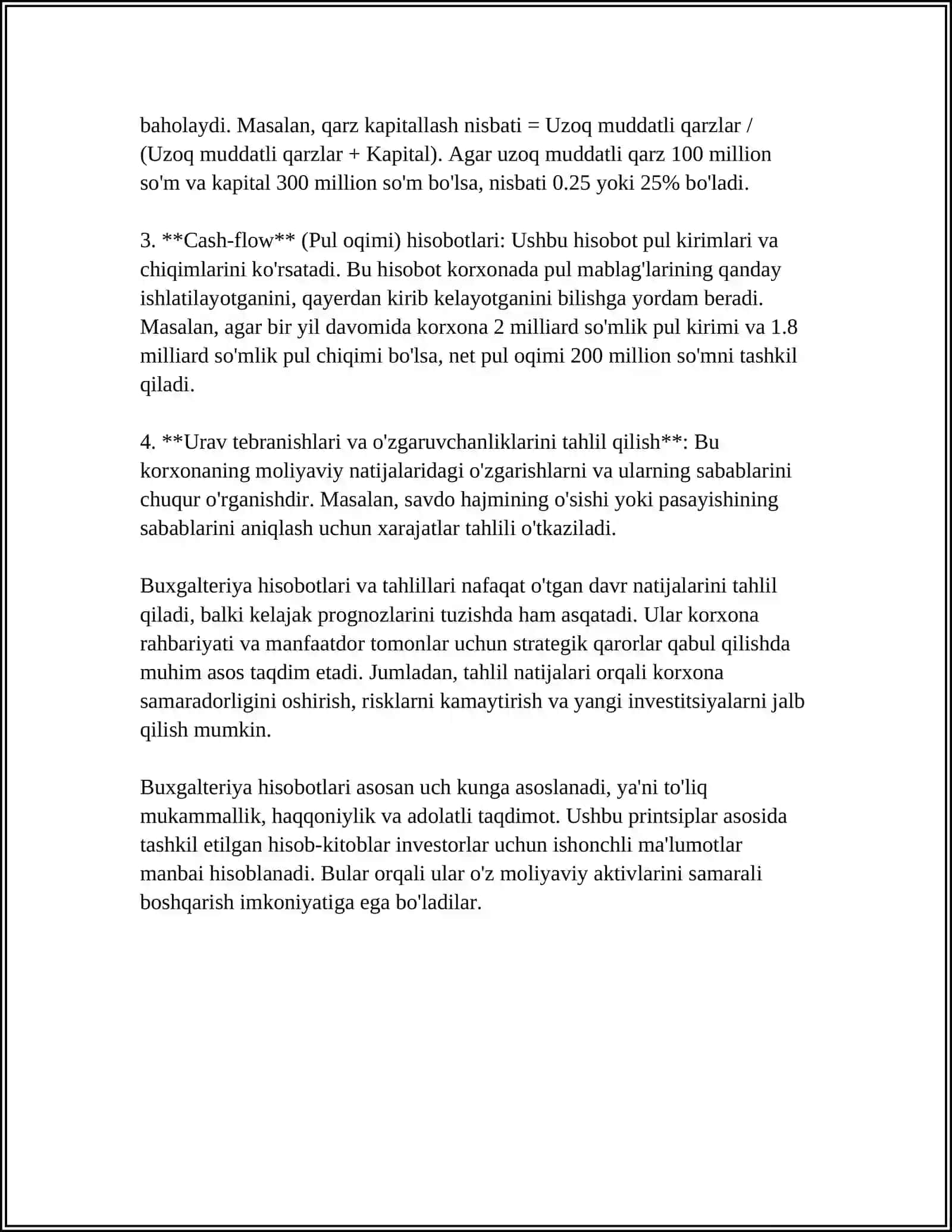 IPAK TEKSTIL TIKUV FABRIKASINING MOLIYAVIY REJALARI BILAN TANISHISH 4
