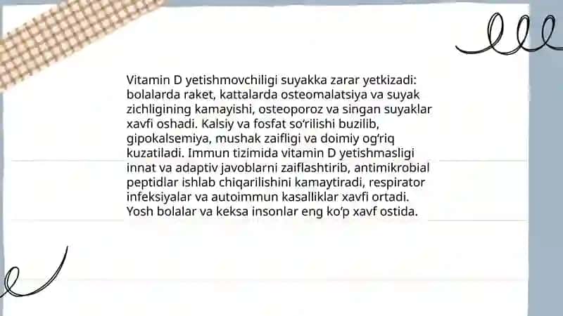 Vitaminlar yetishmovchililgi 4