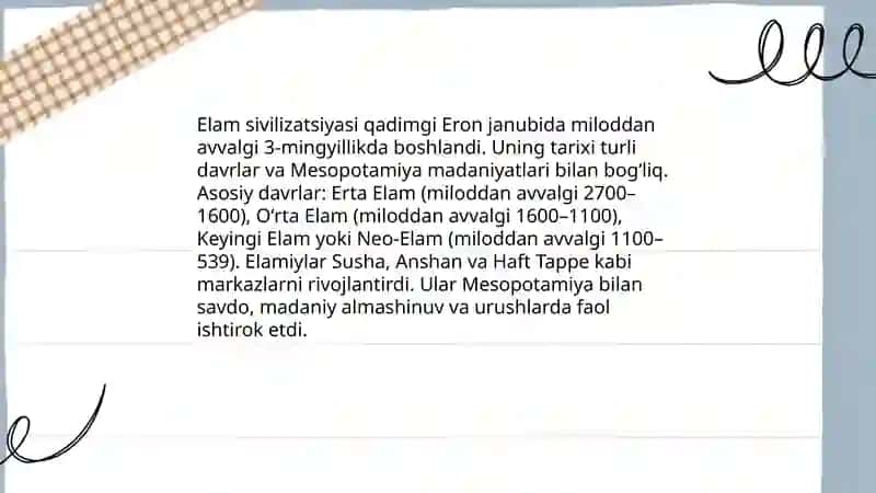 Qadimgi Elam va Midiya 4