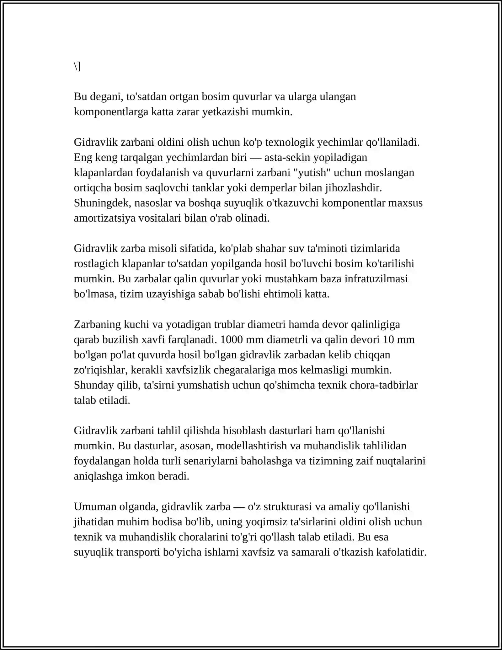 GIDRAVLIK ZARBA 4