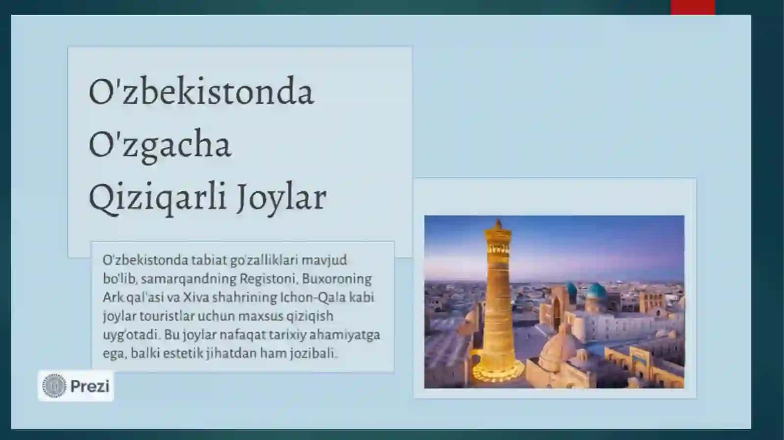 Turizm xizmatlari bozori taqdimoti 4