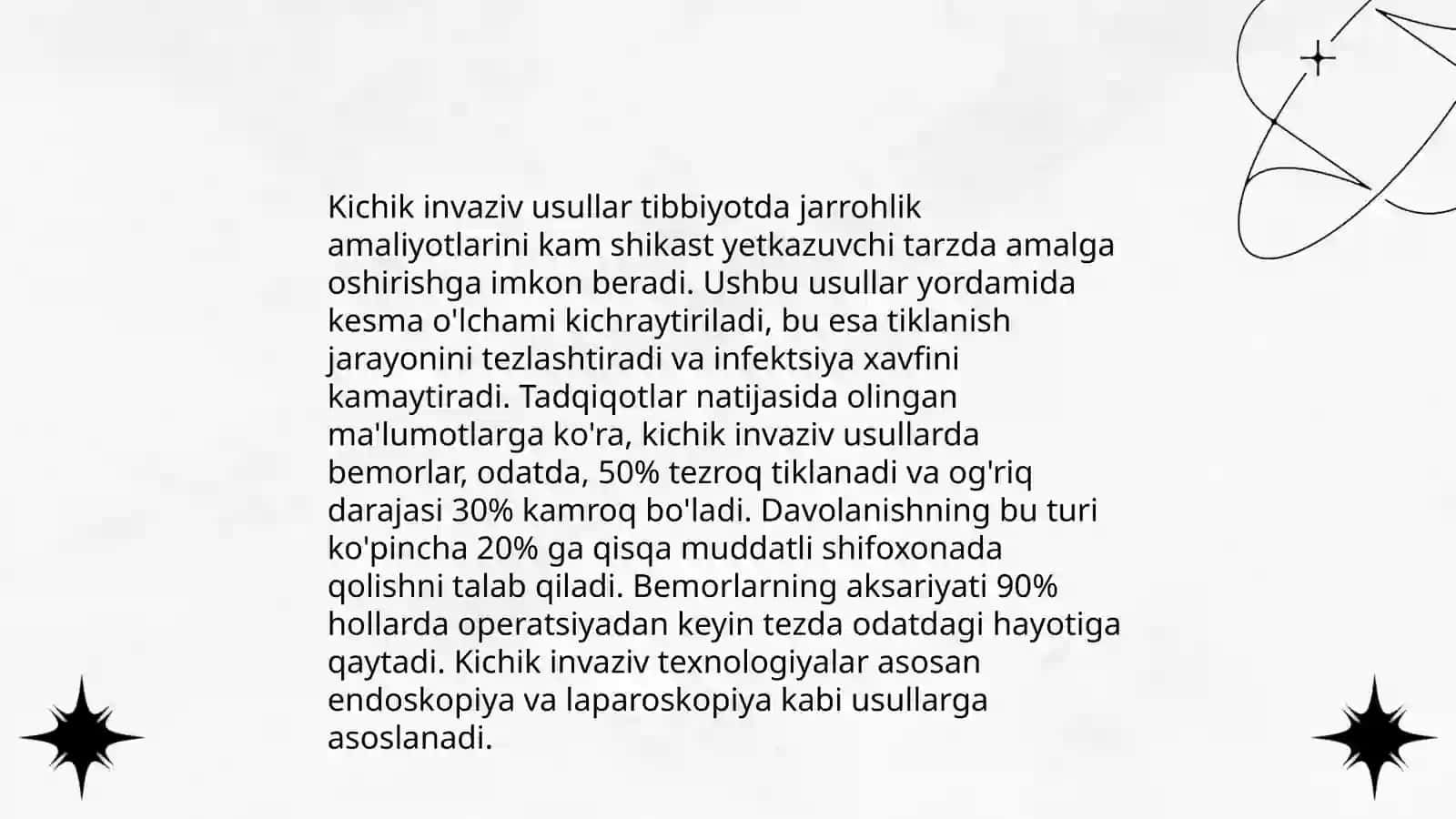 Kichik invaziv xirurgiyaning mohiyati 4