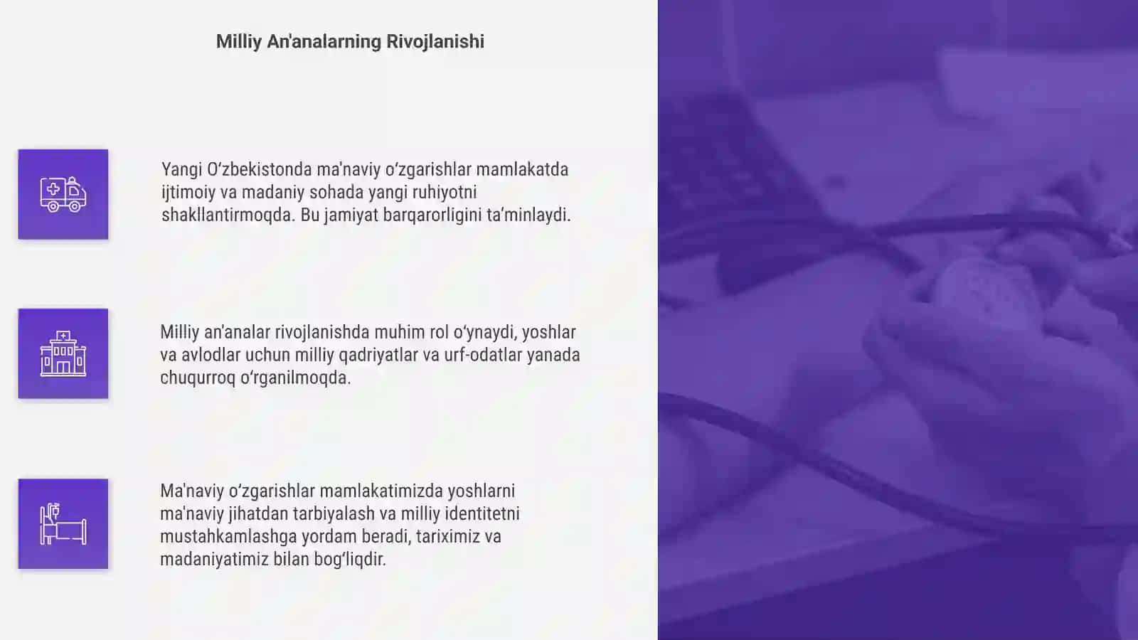 Yangi O‘zbekistonda amalga oshirilayotgan ma'naviy oʻzgarishlar 4