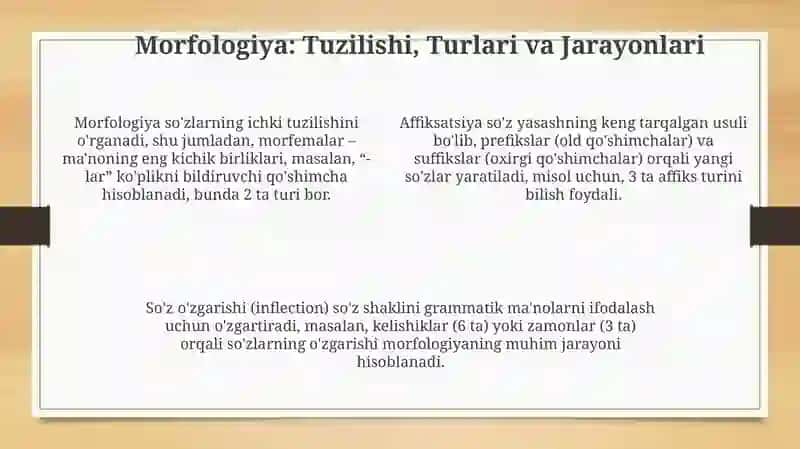 Morfologiya va Sintaksis 4