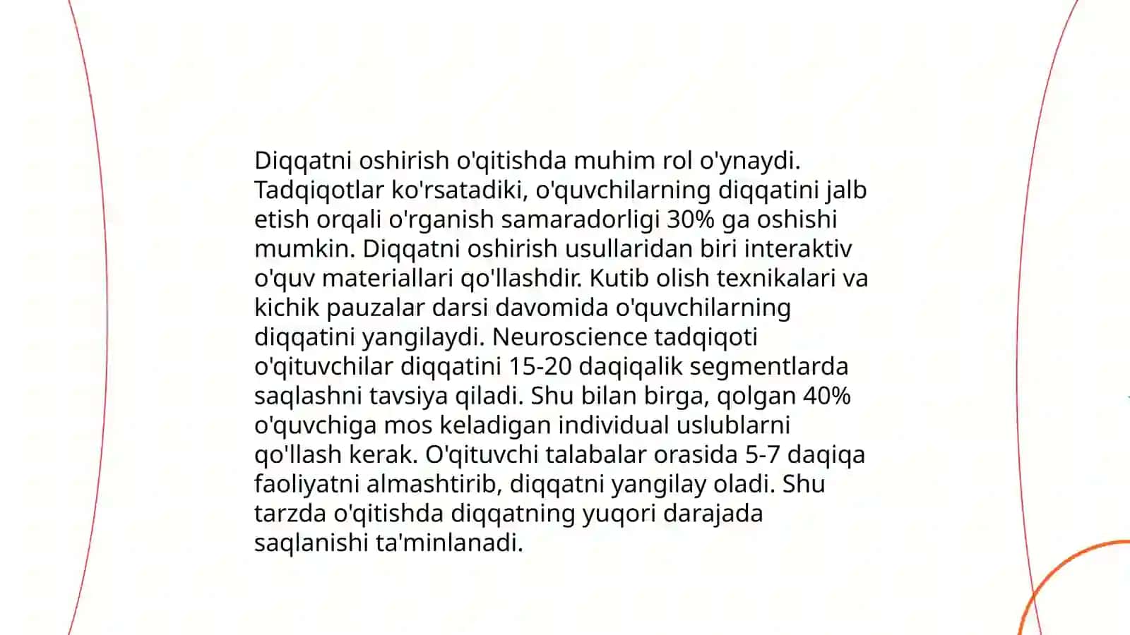 Diqqatni jamlash usullari 4