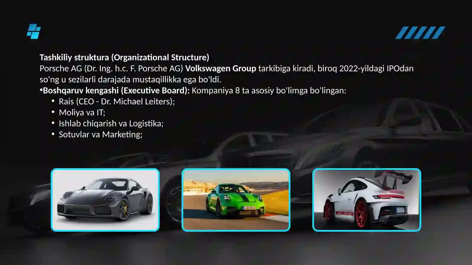PORSCHE kompaniyasi 4