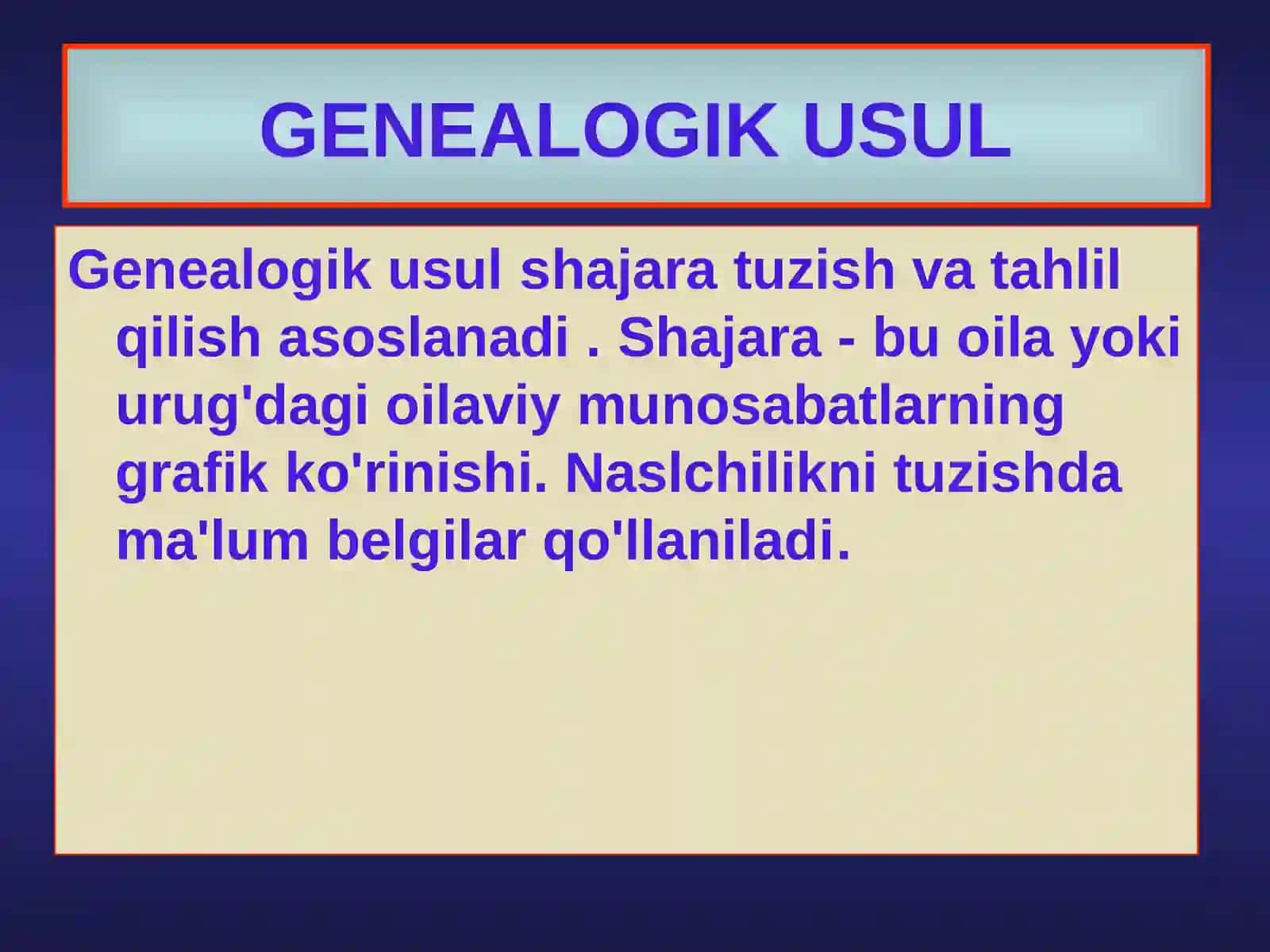 Inson genetikasi 4